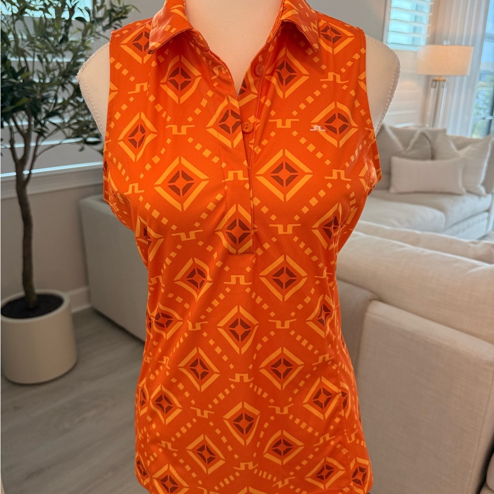 J.Lindeberg Dena Print Sleeveless Top